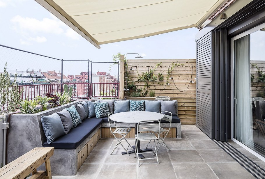 Террасы и балконы в лофт стиле