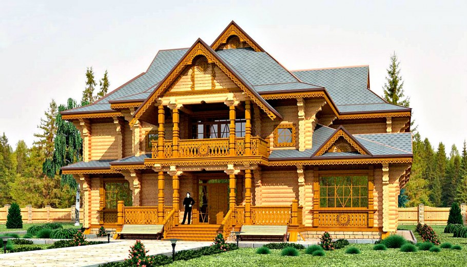 Сруб изба Терем