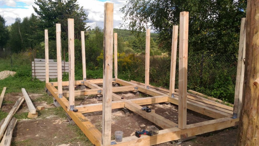 Домик времянка для дачи