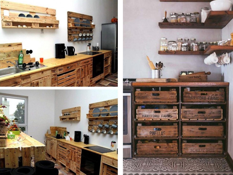 Кухонный гарнитур из паллет