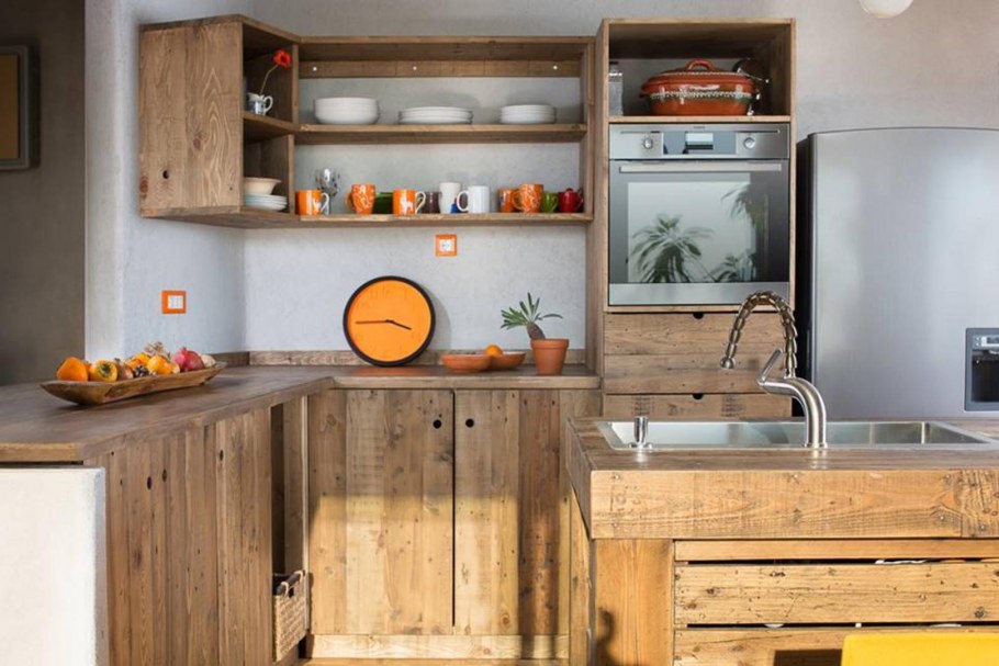 Кухонная мебель из поддонов