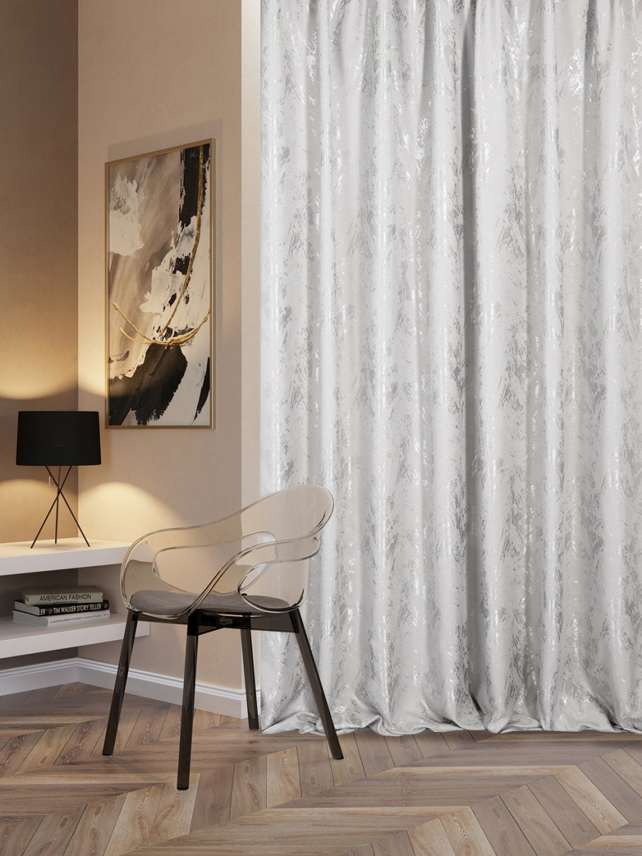 Шторы жаккард в интерьере