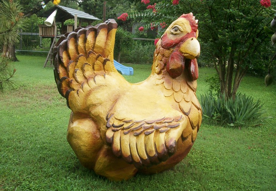 Садовые фигуры из монтажной пены