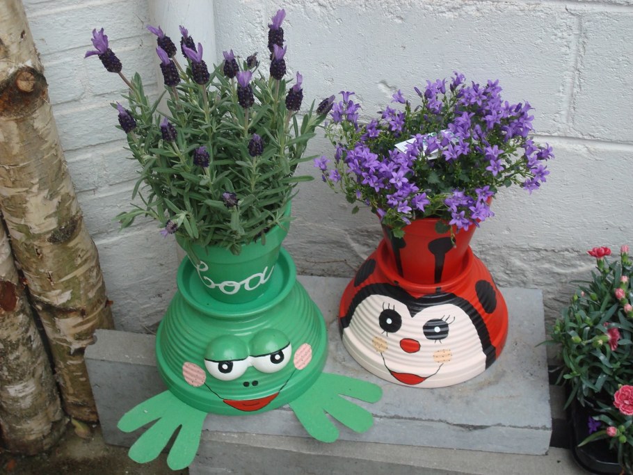 Кашпо для сада из подручных материалов