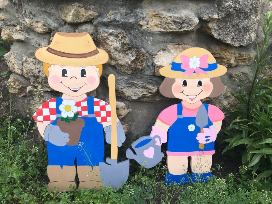 Фигурки из фанеры длясад