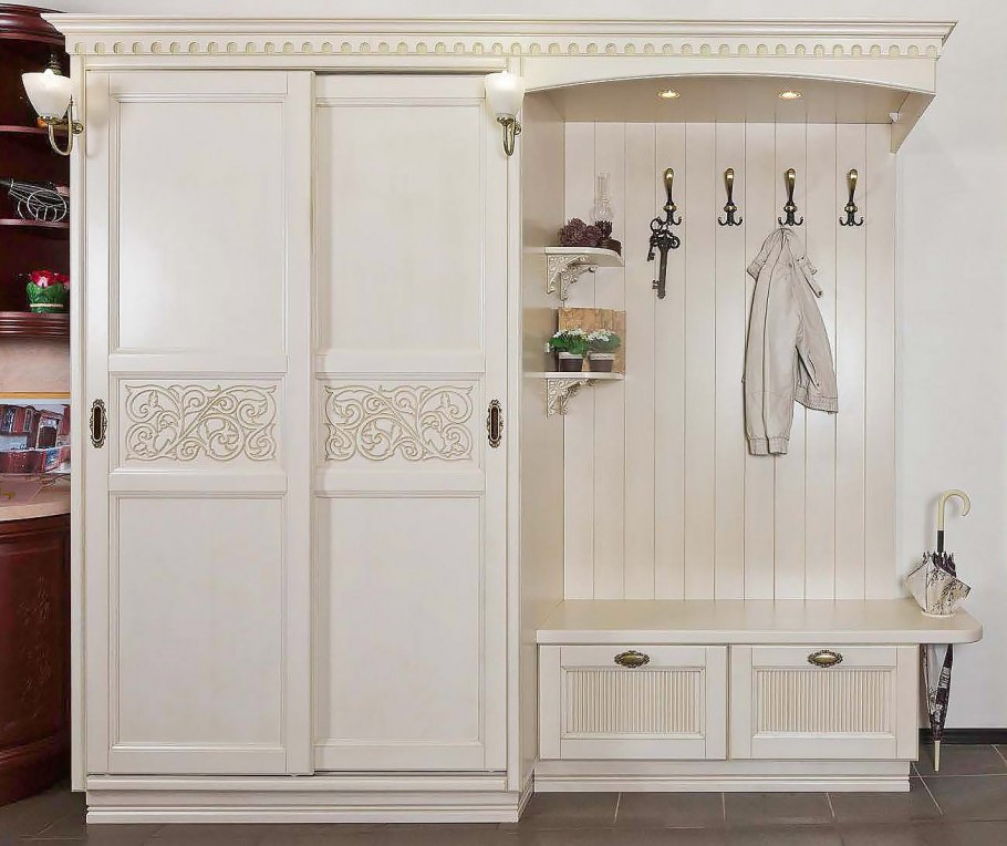 ЛАЙФМЕБЕЛЬ прихожая белая фортуна1700