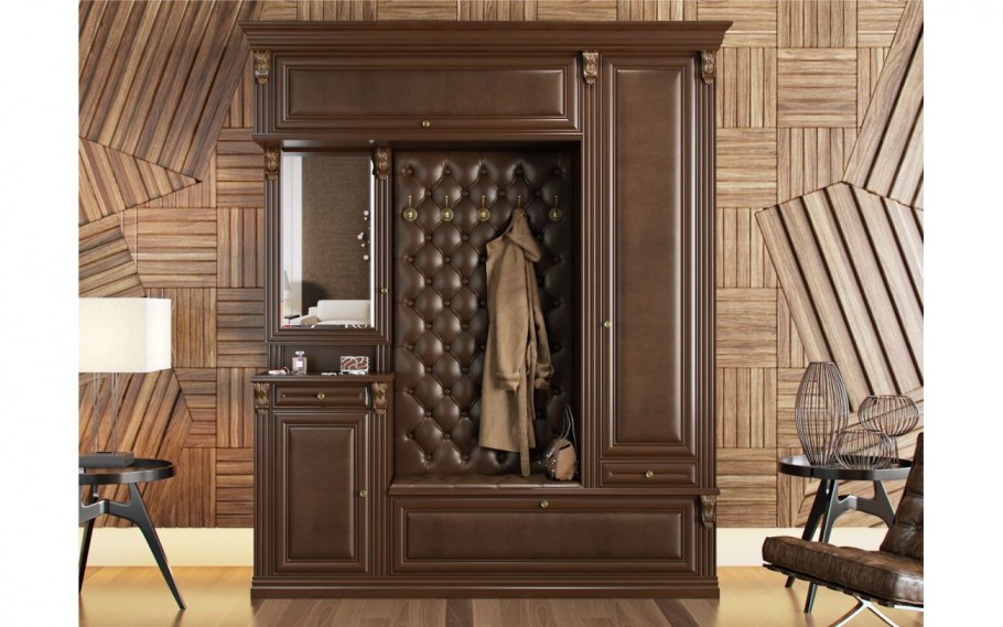 Прихожая благо б5.11-11 орех/изумруд