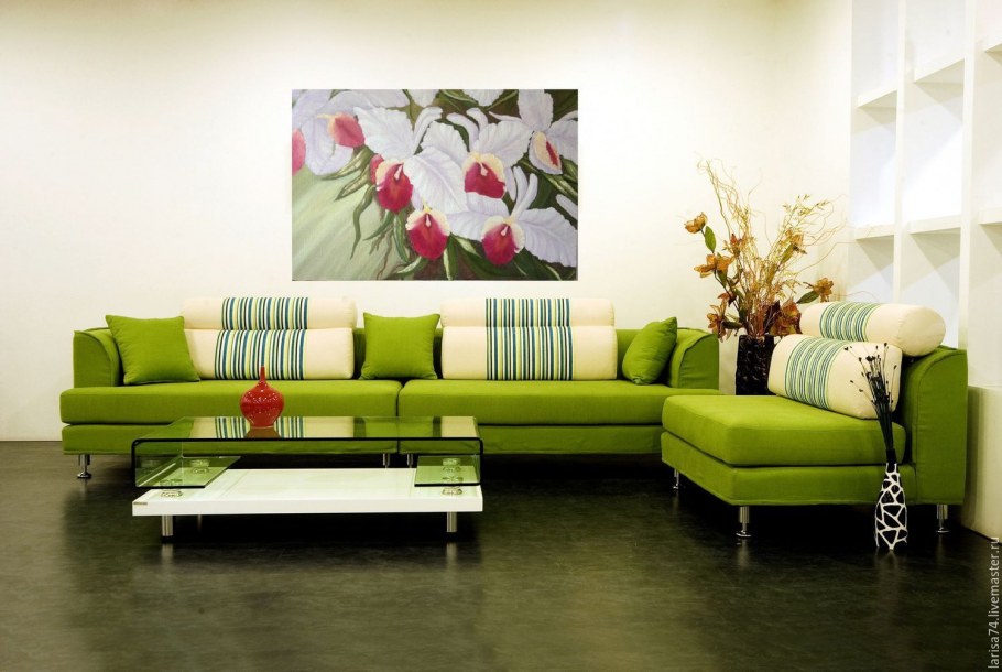 Диваны в интерьере гостиной