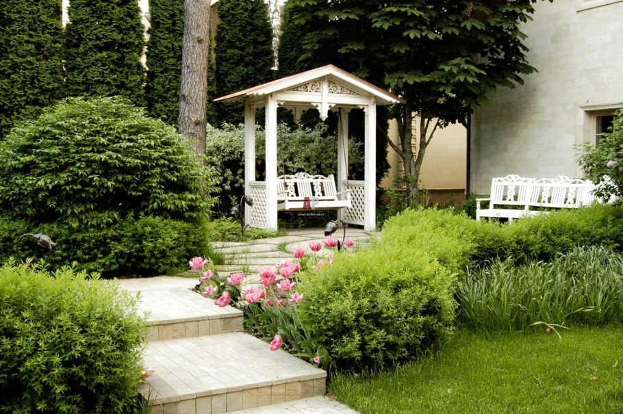 Ландшафт в стиле русской усадьбы