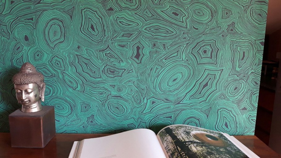 Отделка под малахит