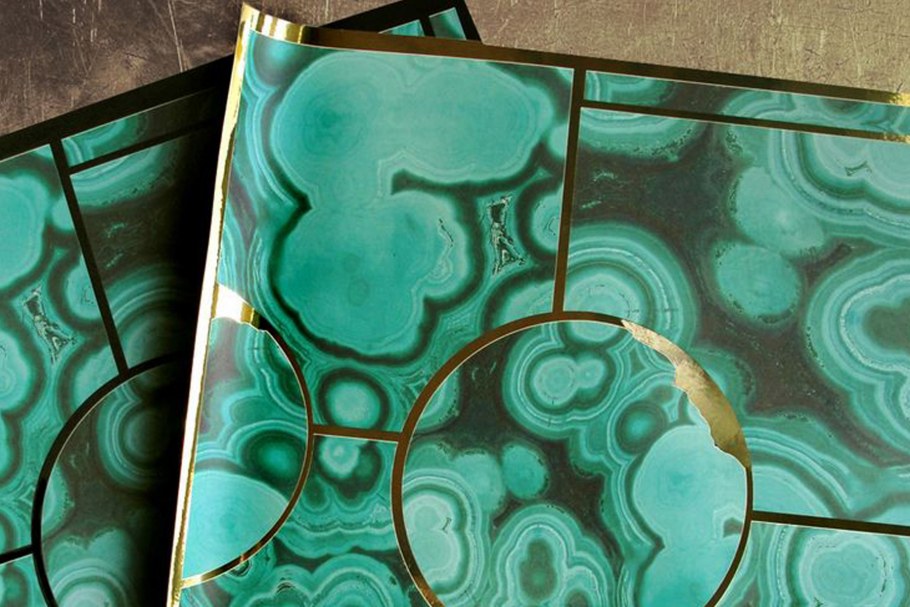 Кровать Россини в изумрудном цвете