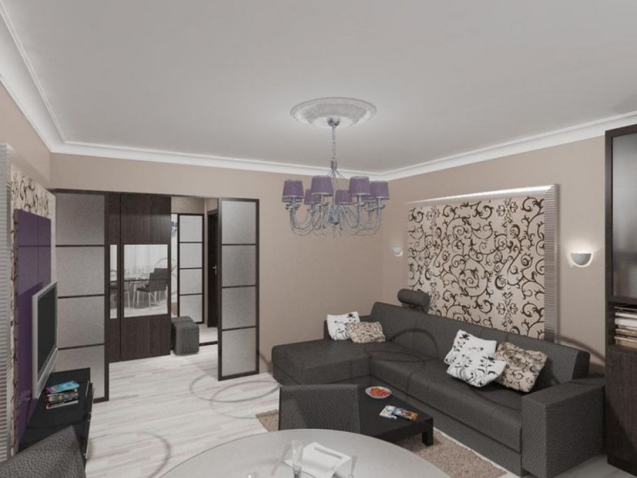 Гостиная в панельном доме