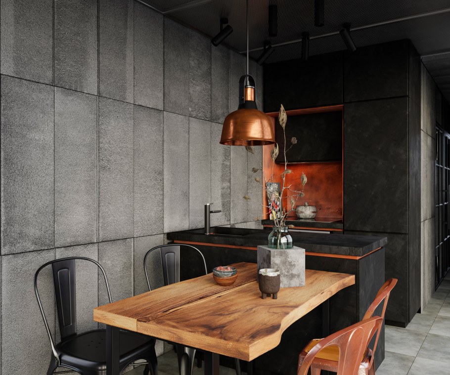 Лофт интерьер контейнера