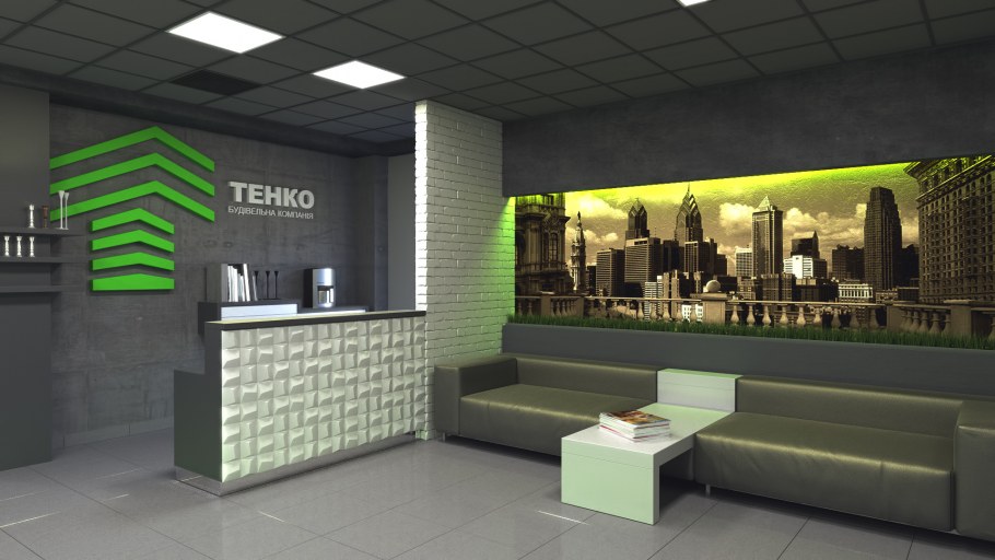 Лофт Индастриал гостиная