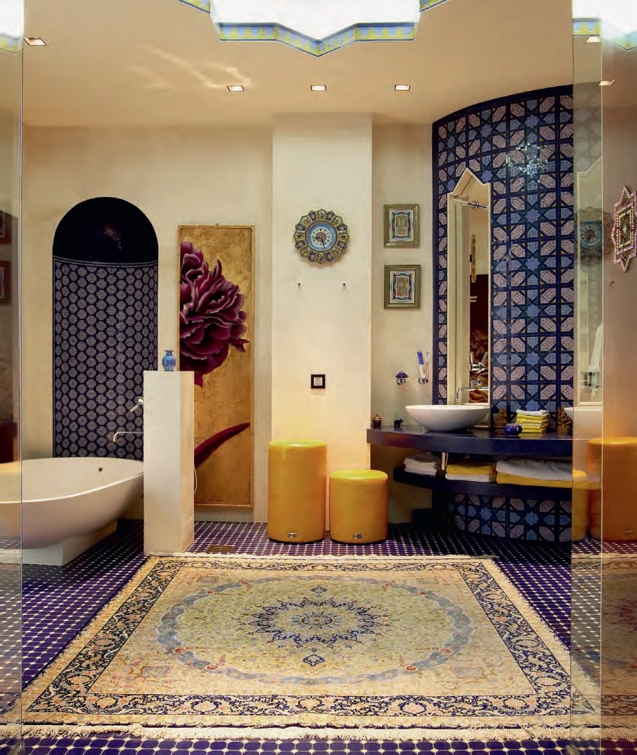 Ванная комната в Восточном стиле Маракеш