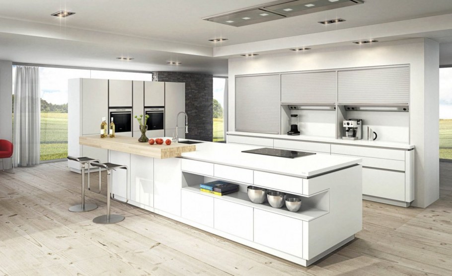 Остров кухни с gola