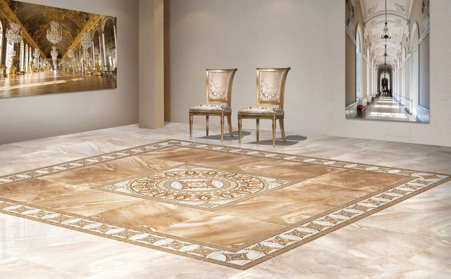 Декор Absolut keramika Marble Roseton Marble 900x900