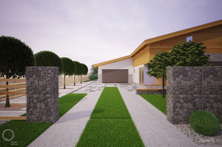 Участок в стиле Минимализм