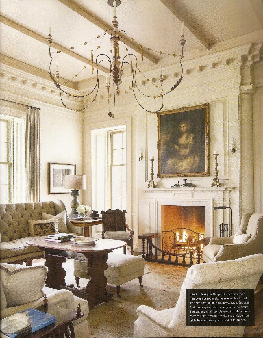 Гостиная в испанском стиле