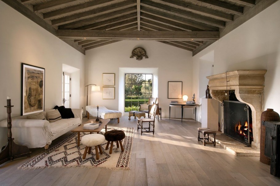 Тосканский стиль в интерьере гостиной