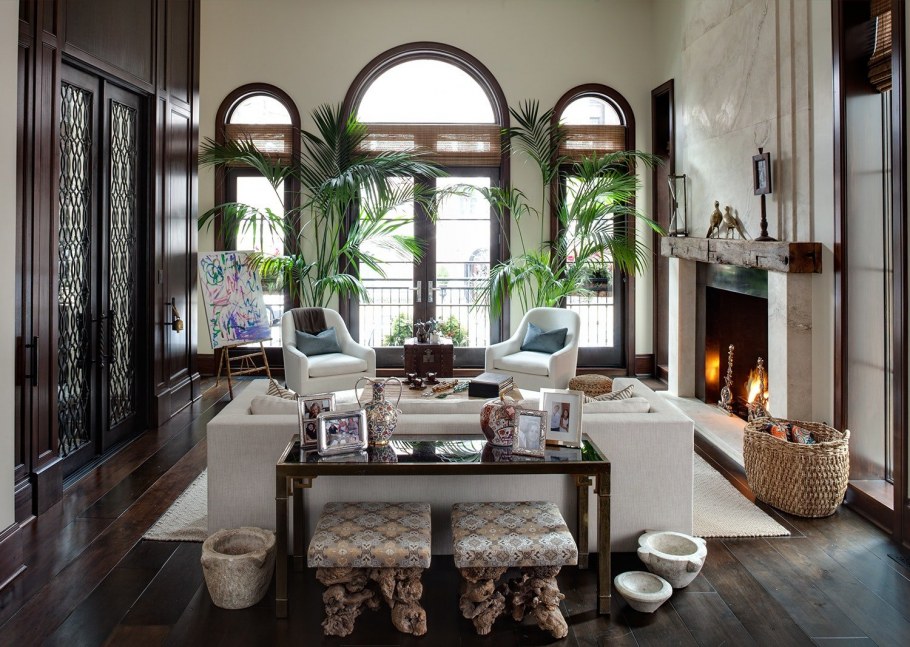 Виллы Средиземноморья интерьеры