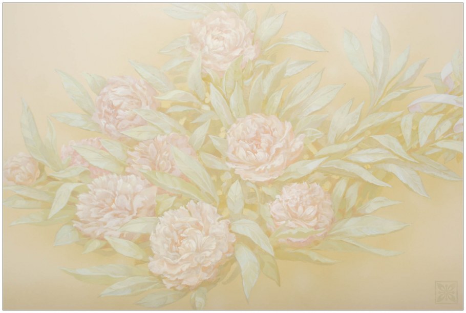 Роспись в пастельных тонах