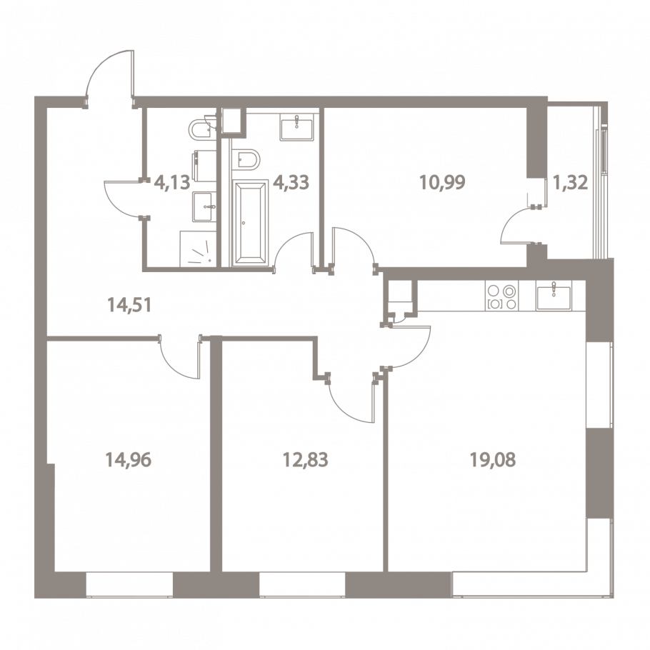 Life Варшавская проект квартиры дизайн