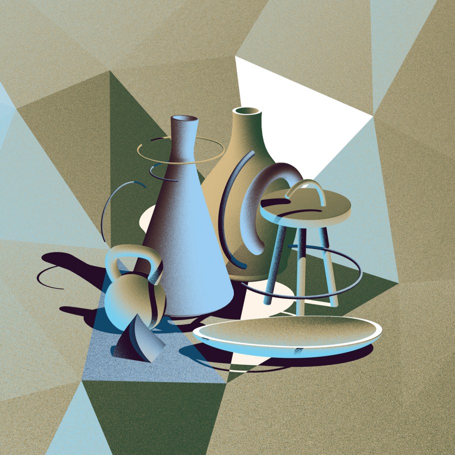 Натюрморт в абстрактном стиле