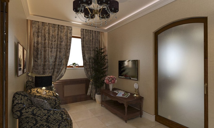 Дизайн 2шки под гостиницу