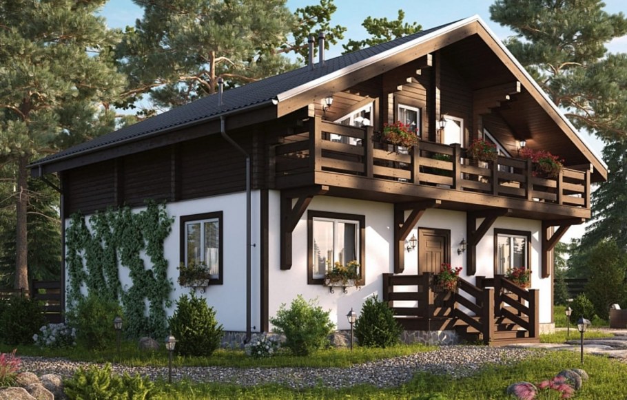 Дом из клееного бруса good Wood