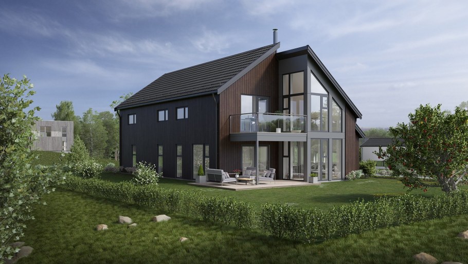 Коттедж в скандинавском стиле