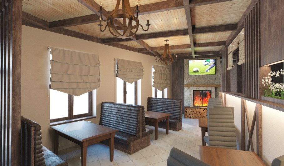 Кафе в стиле фахверк