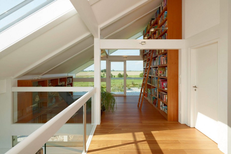 Фахверк белый интерьер