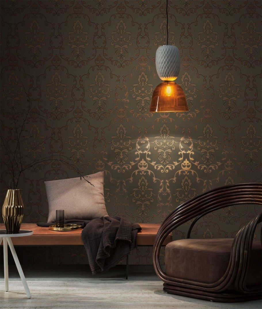 Обои Rasch 587128 в интерьере