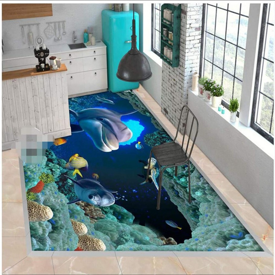 3д полы на кухне