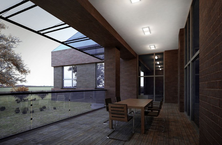 Коттедж в стиле лофт