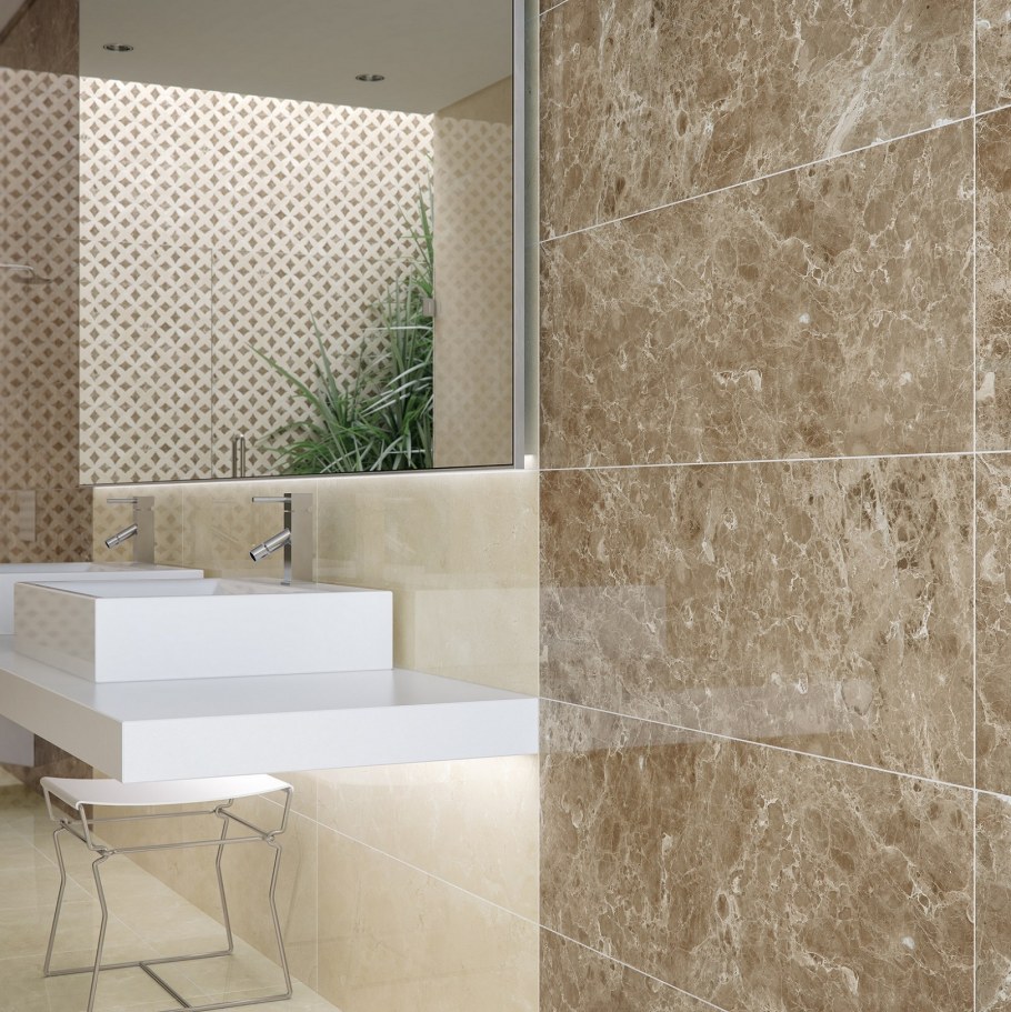 Плитка настенная Domino Cristal crema