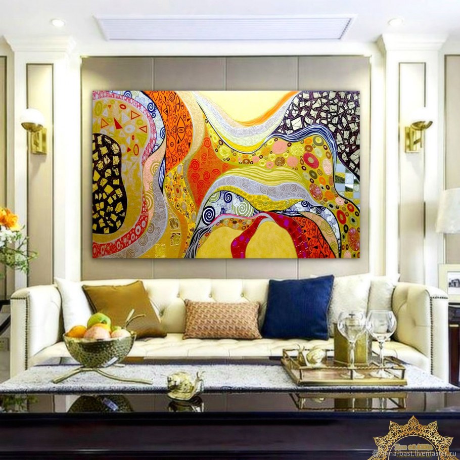 Интерьерные картины в стиле Густава Климта