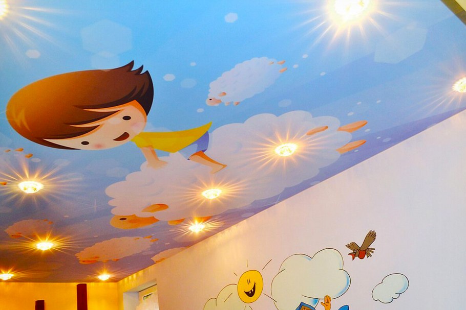 Натяжные потолки 3d