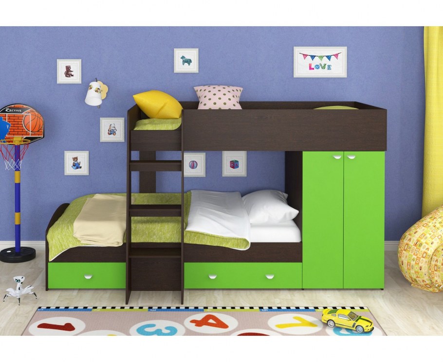 Двухъярусная кровать Golden Kids 2