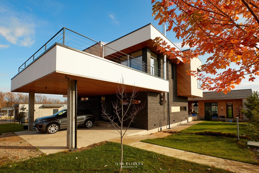 Современные гаражи для автомобилей