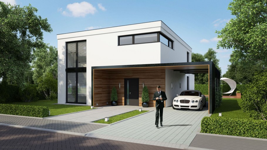 Современный навес для авто