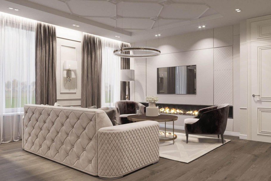 Модные дизайнерские проекты квартир