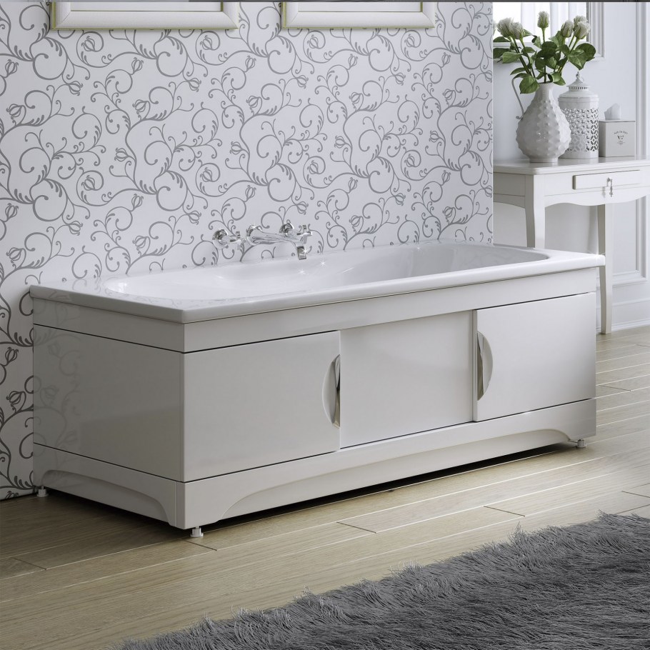 Экран под ванну раздвижной Метакам 150 премиум арт 01