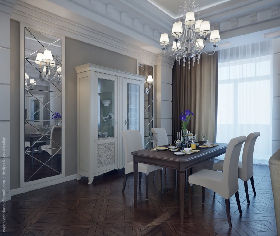 Столовая в стиле Неоклассика