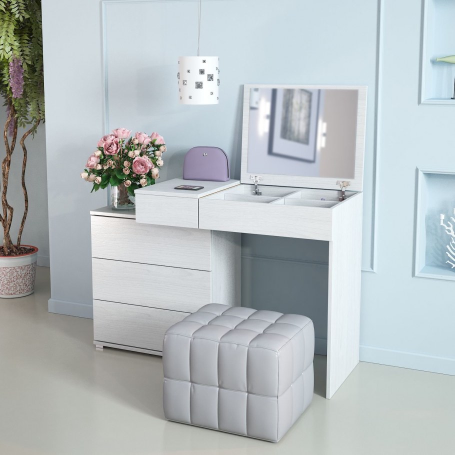 Туалетный столик мастер Нуар-6 (белый)