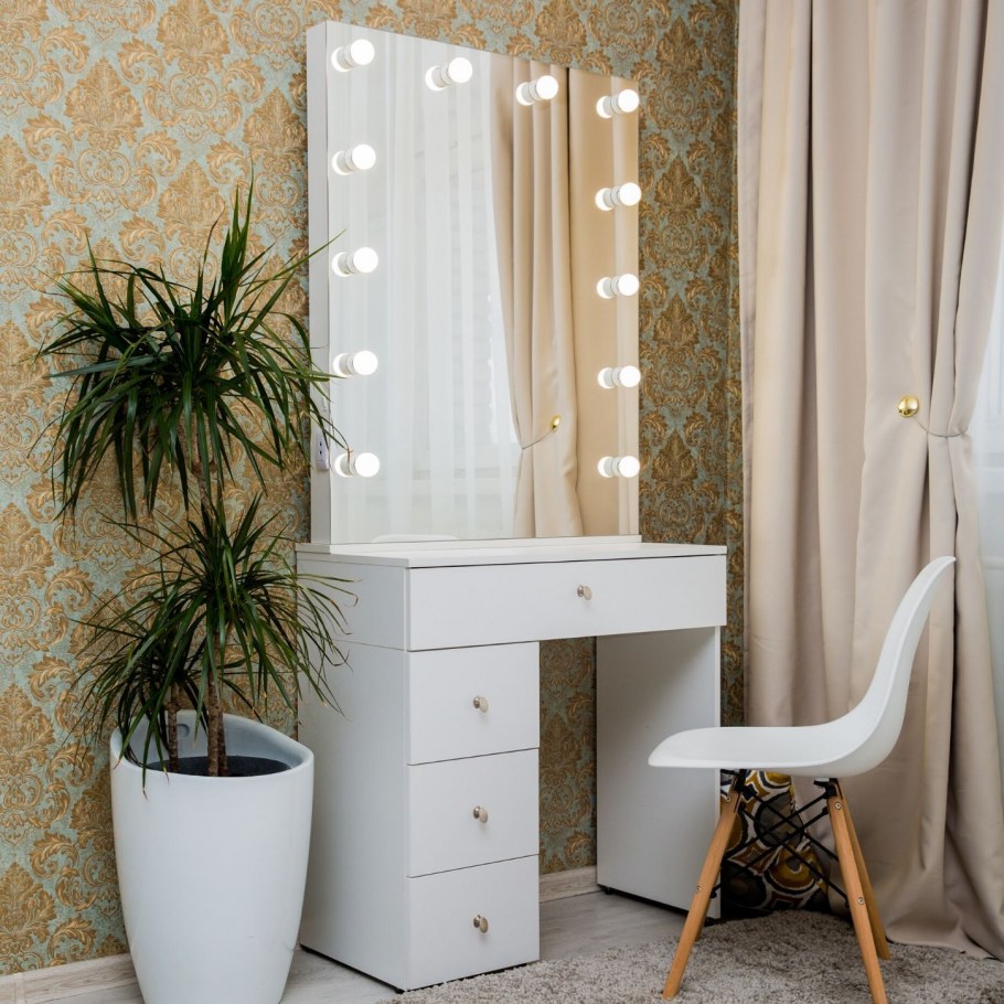 Тиффани Классик Пальмира 80 см столик с зеркалом