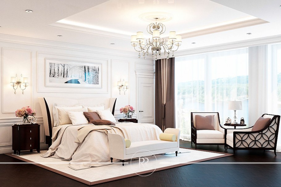 Спальня в классическом стиле