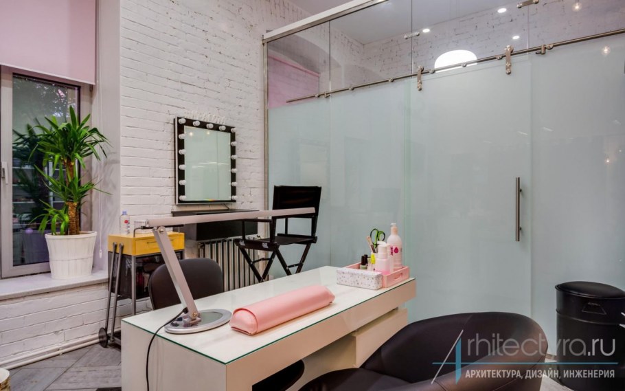 Интерьер броу студии