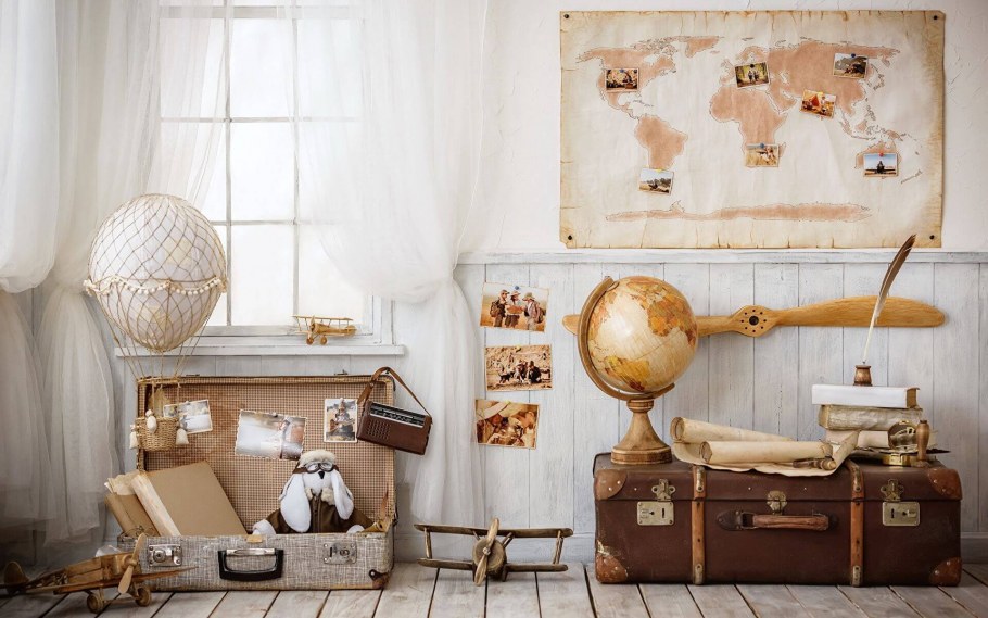 Детская в стиле путешествий
